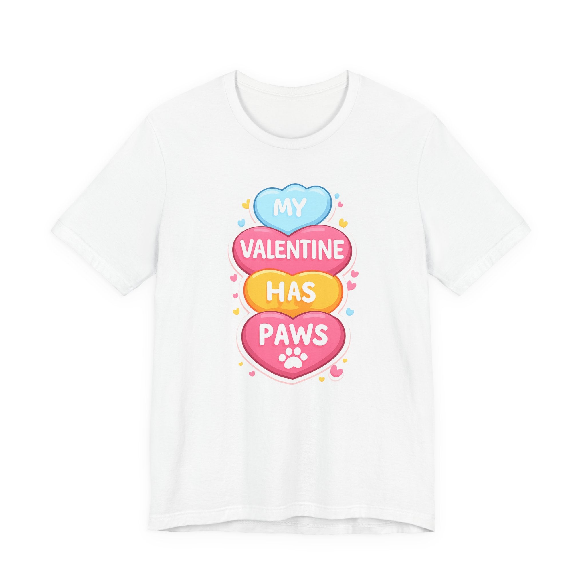 My Valentine Has Paws Tee — Cute Pet Lover Valentine’s Day Shirt